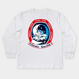 NASA STS-9 Spacelab 1 Kids Long Sleeve T-Shirt